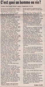 Libération n°1304 article F.D