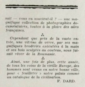 Le Mois à lyon avril 1939 texte Dard suite