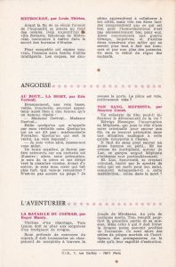 Informations Fleuve Noir n°106 décembre 1973 back