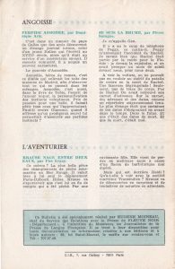 Informations Fleuve Noir n°108 février 1974 back