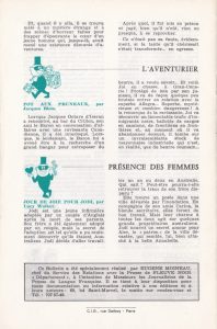 Informations Fleuve Noir n°85 mars 1972 back