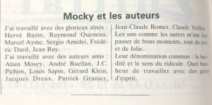 Le film français n°2295 Mocky