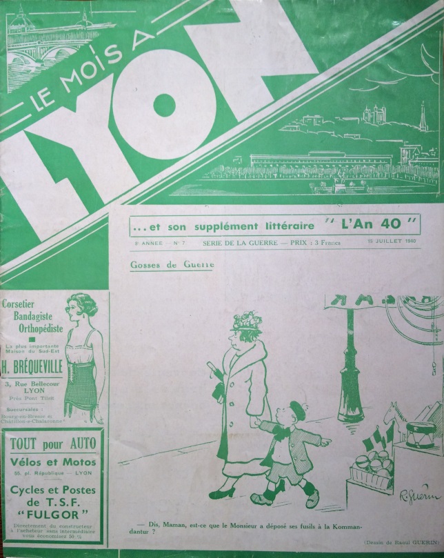 Le Mois à Lyon juillet 1940