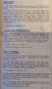 Le Monde 26 aout 1977 petit florilège san-antonien Frustré