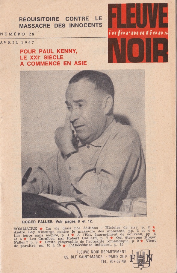 Informations Fleuve Noir n°28 avril 1967