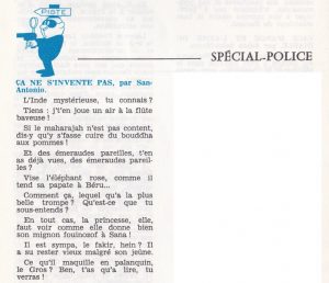Informations Fleuve Noir n°95 janvier 1973 ça ne s'invente pas