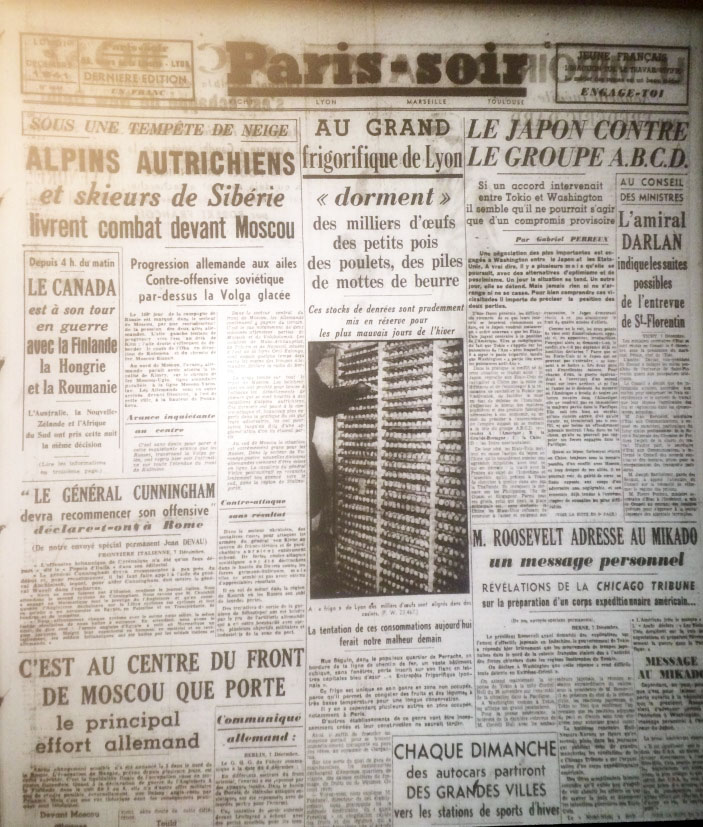 Paris-Soir n°6644 8 décembre 1941