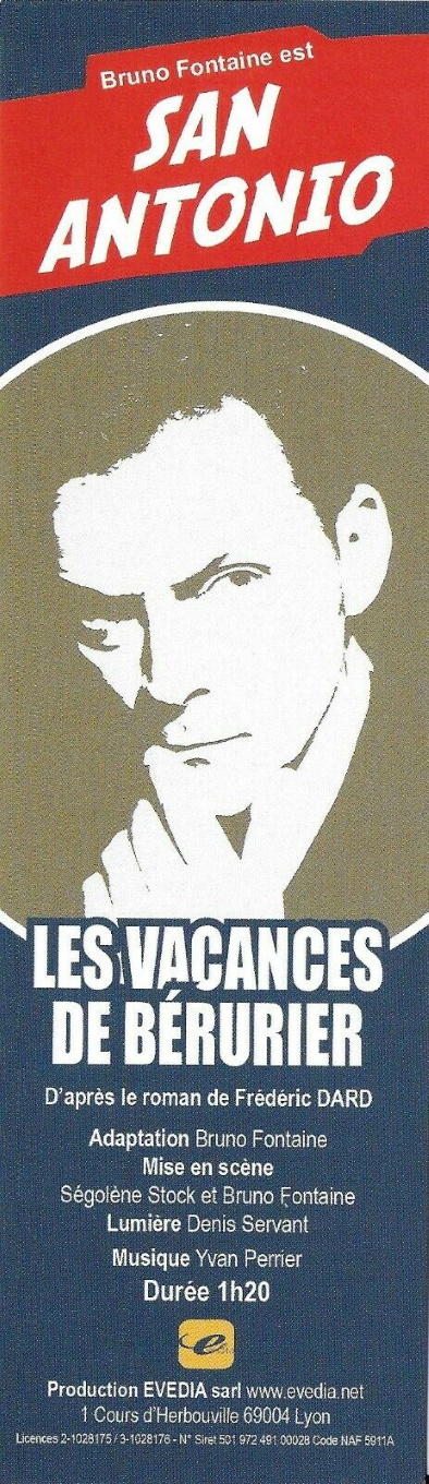 Marque pages les vacances de Bérurier