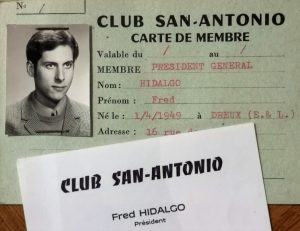Club SA carte Fred Hidalgo